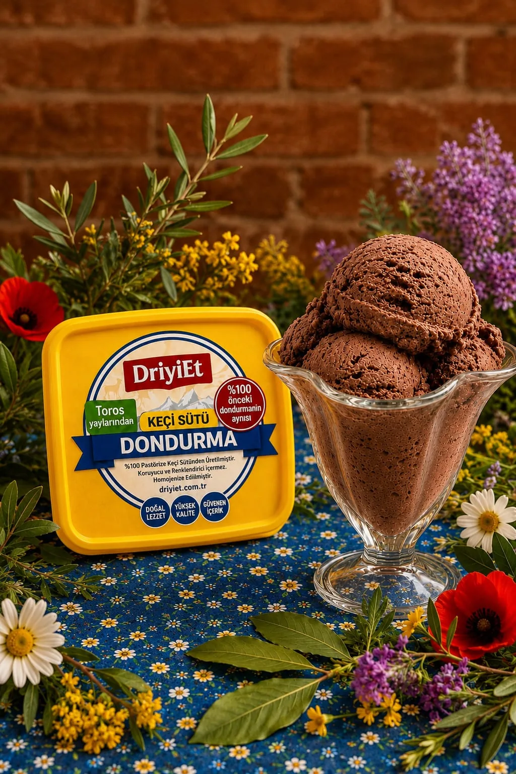 Kakaolu Keçi Sütü Dondurması
